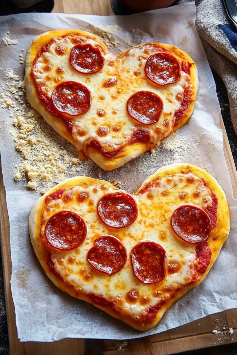 Heart Shaped Pizza