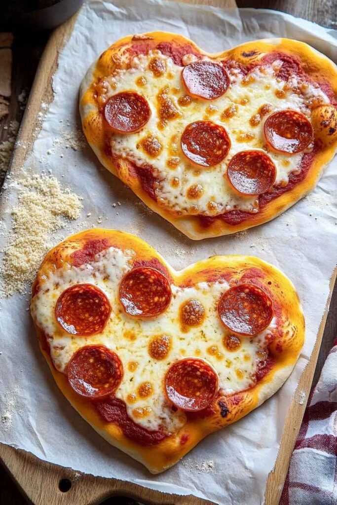 Heart Shaped Pizza