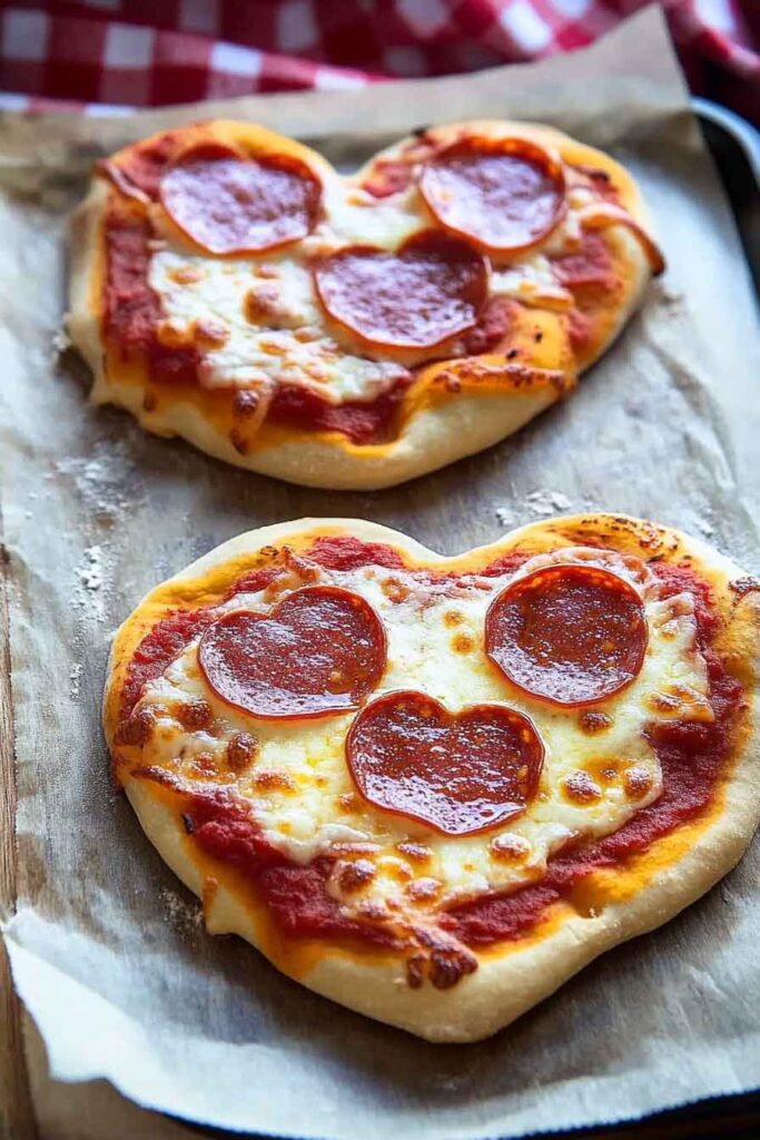 Ingredients for Heart Shaped Pizza
