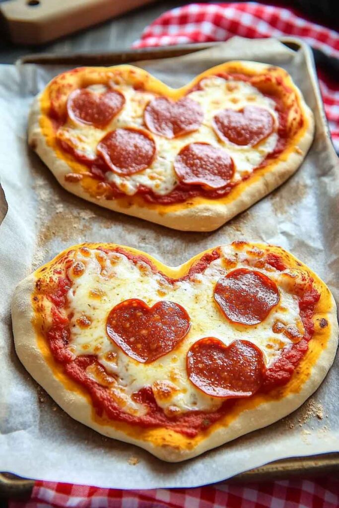 How to Make Heart Shaped Pizza 
