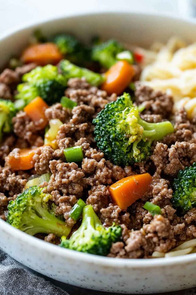 Storing Ground Beef and Broccoli
