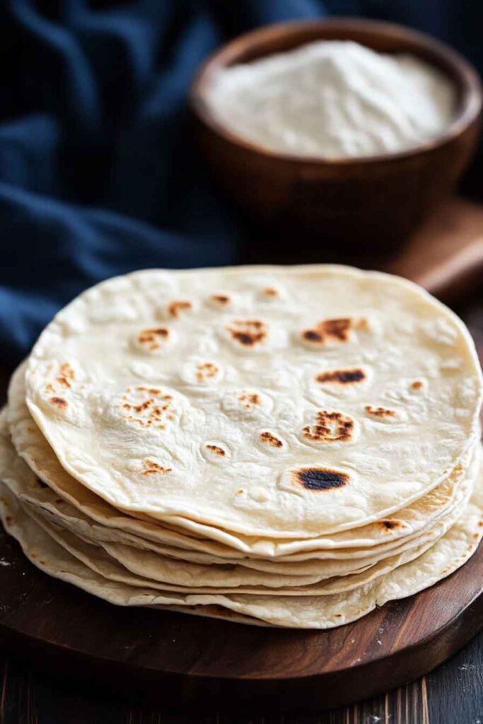 How to Serve Homemade Flour Tortillas