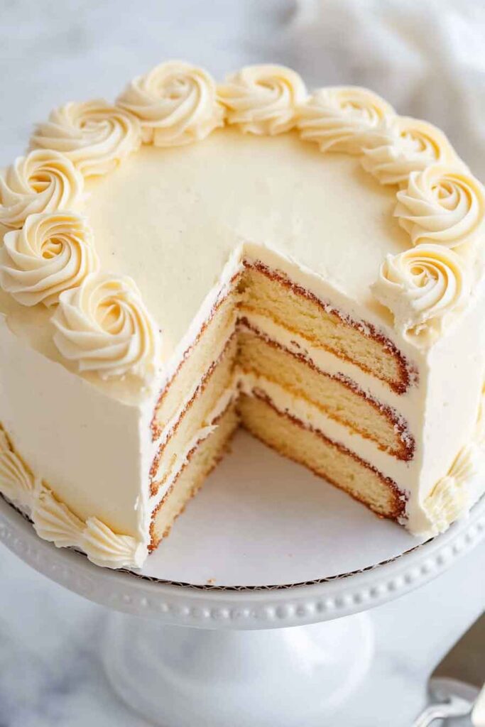 Homemade Vanilla Cake