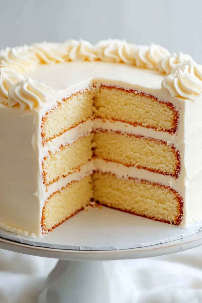 Homemade Vanilla Cake
