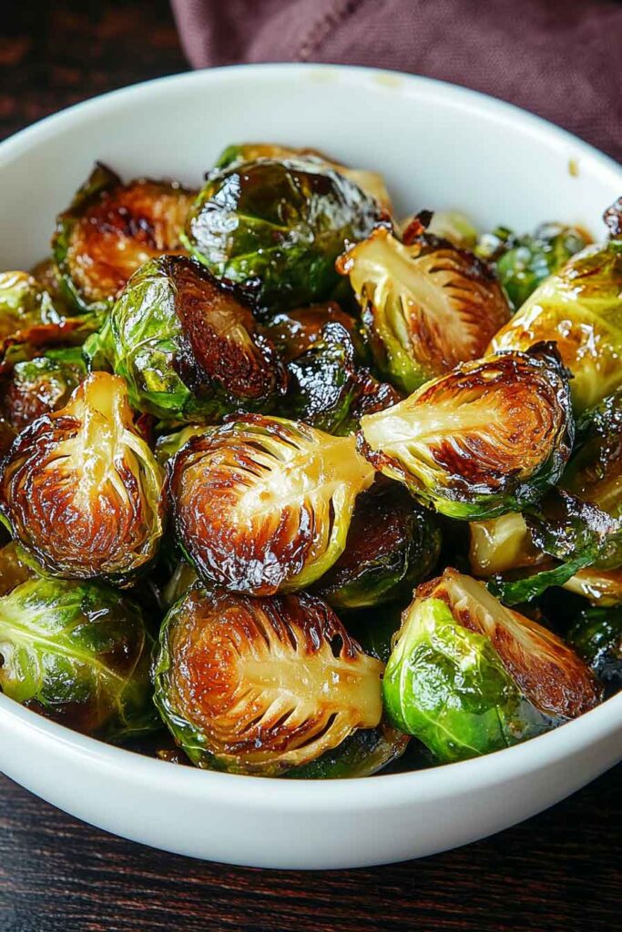 Storing Honey Balsamic Brussels Sprouts
