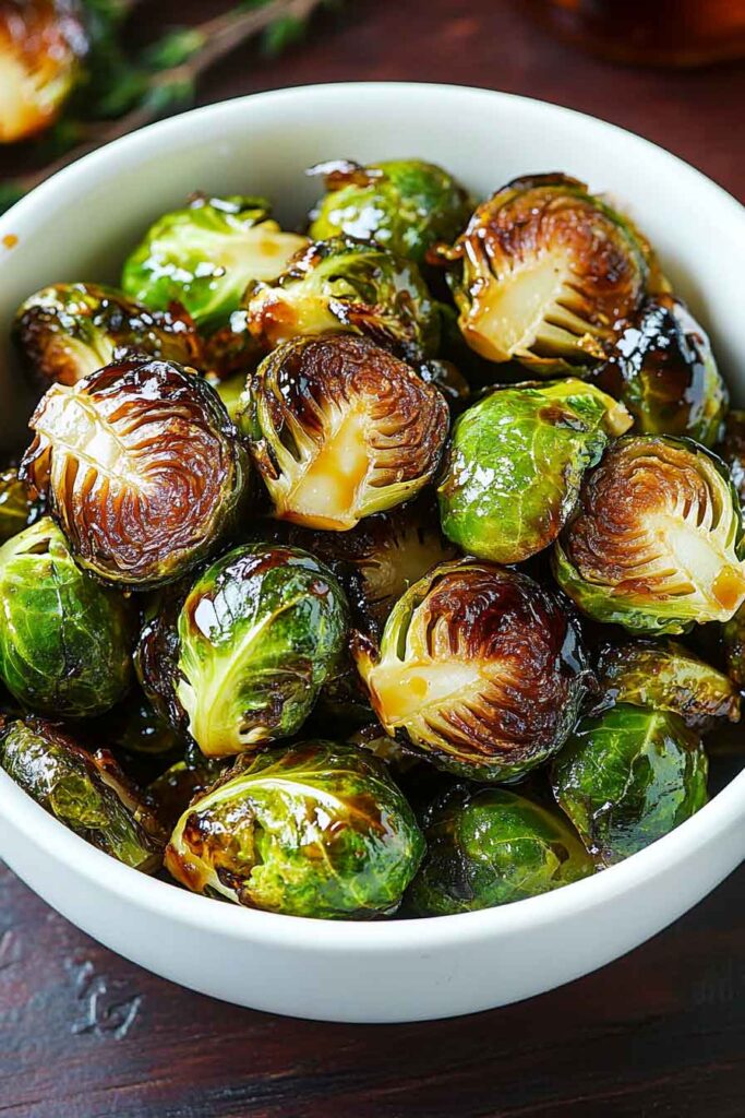 Honey Balsamic Brussels Sprouts 