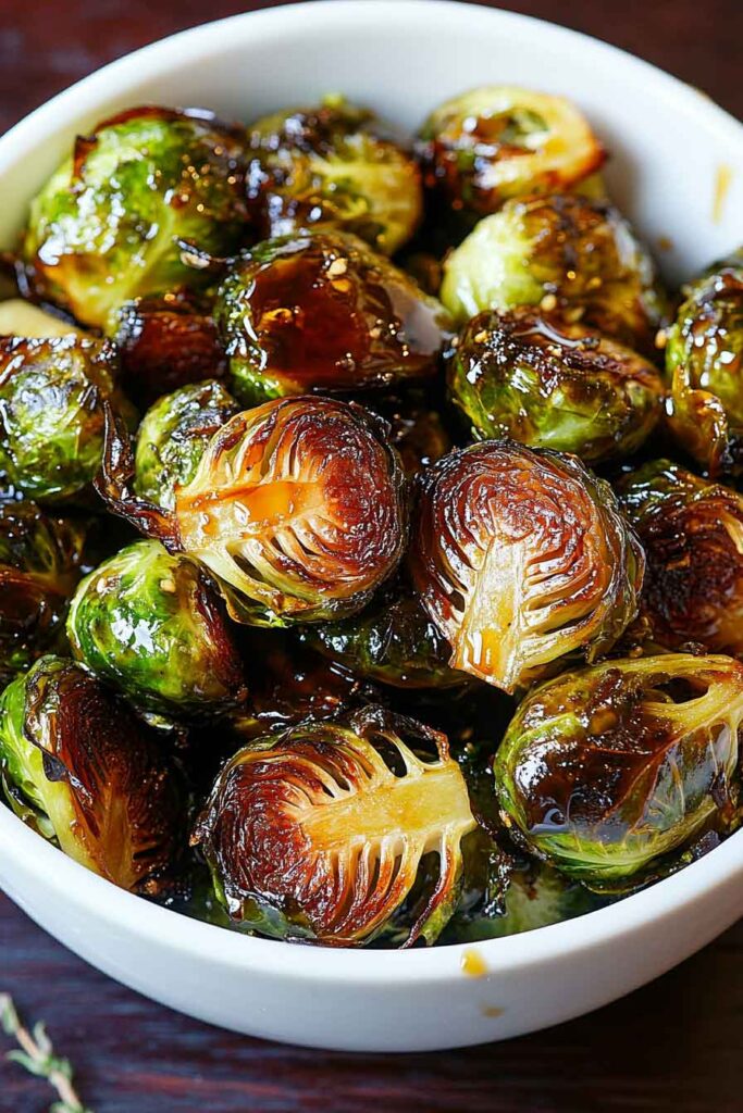 Ingredients for Honey Balsamic Brussels Sprouts