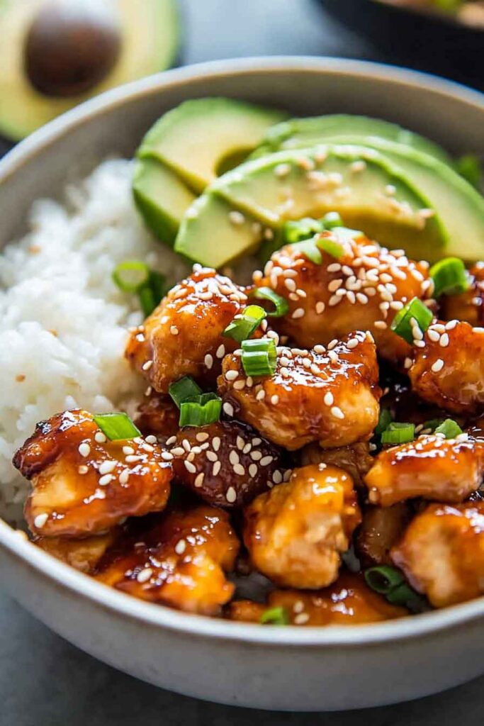 Hot Honey Chicken Bowls