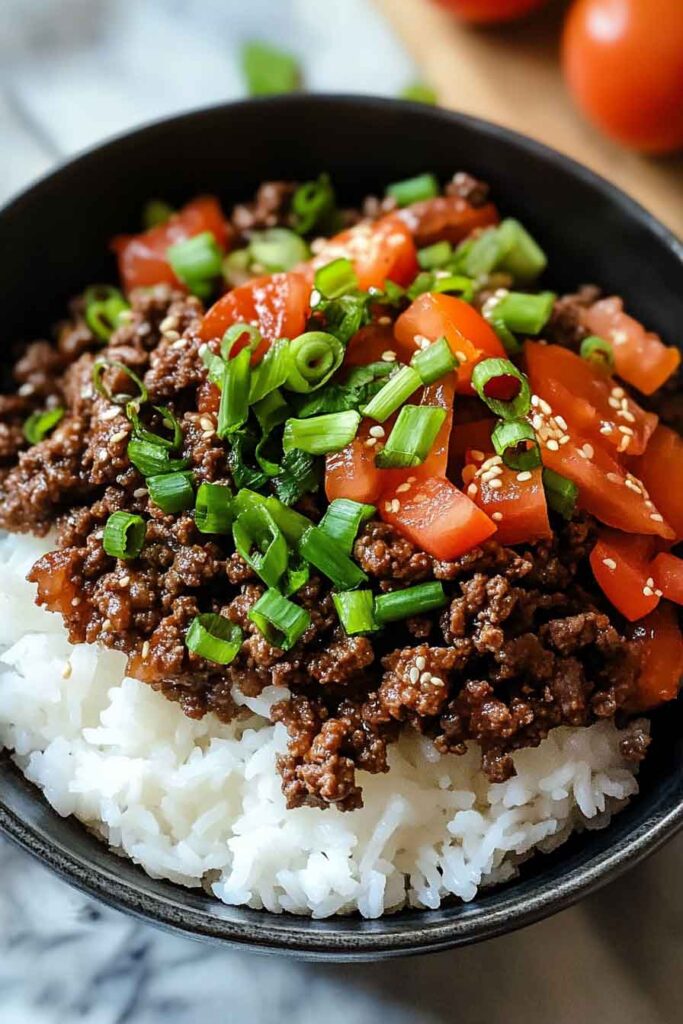 How to Make Korean Ground Beef Bowls