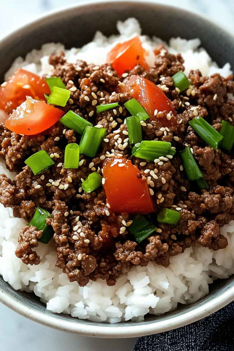 Korean Ground Beef Bowl