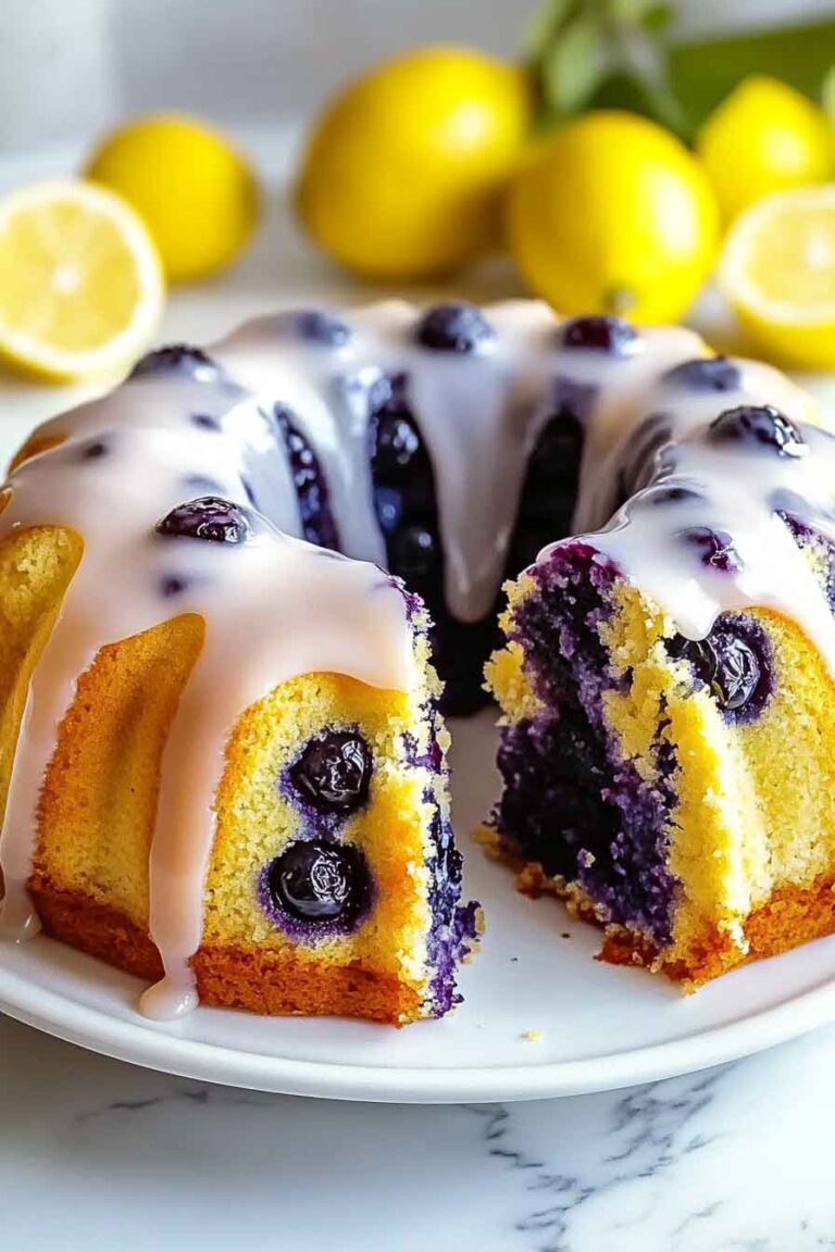 Lemon Blueberry Pound Cake