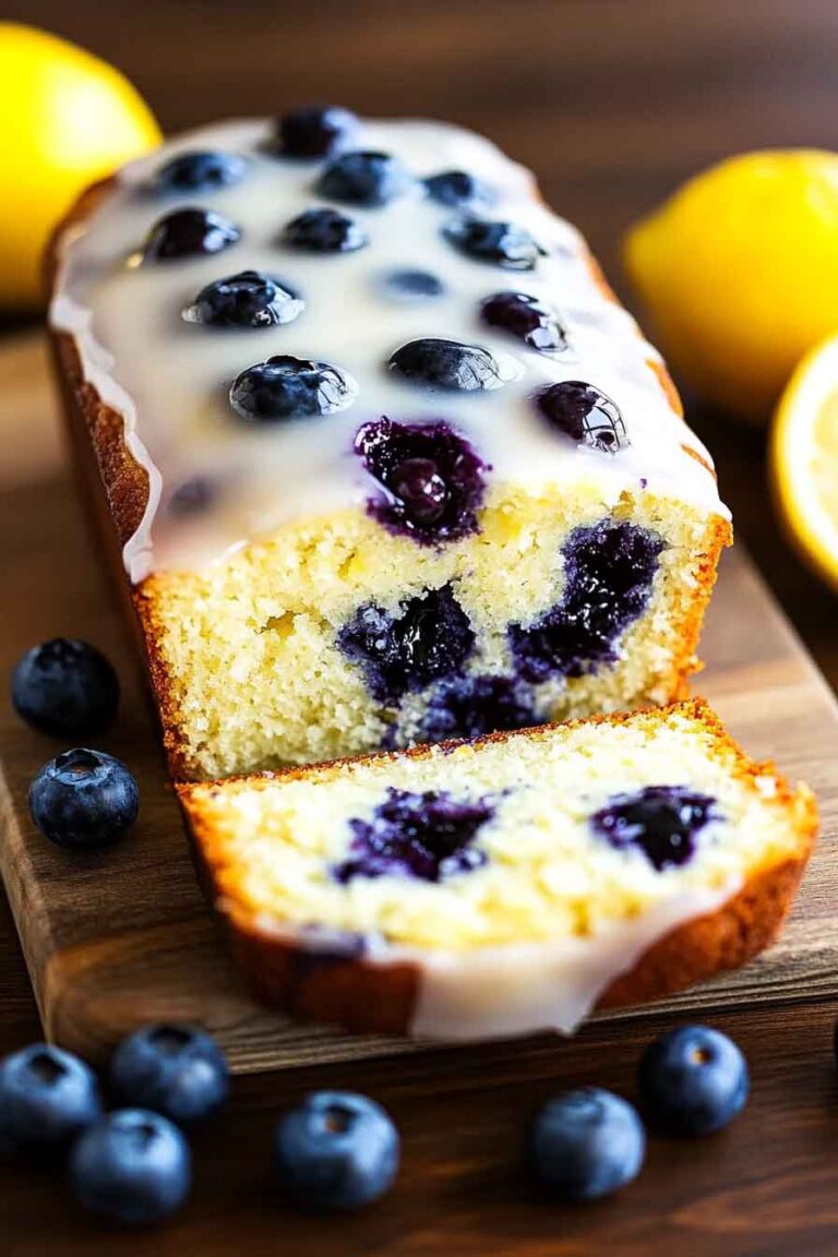 Lemon Blueberry Yogurt Loaf