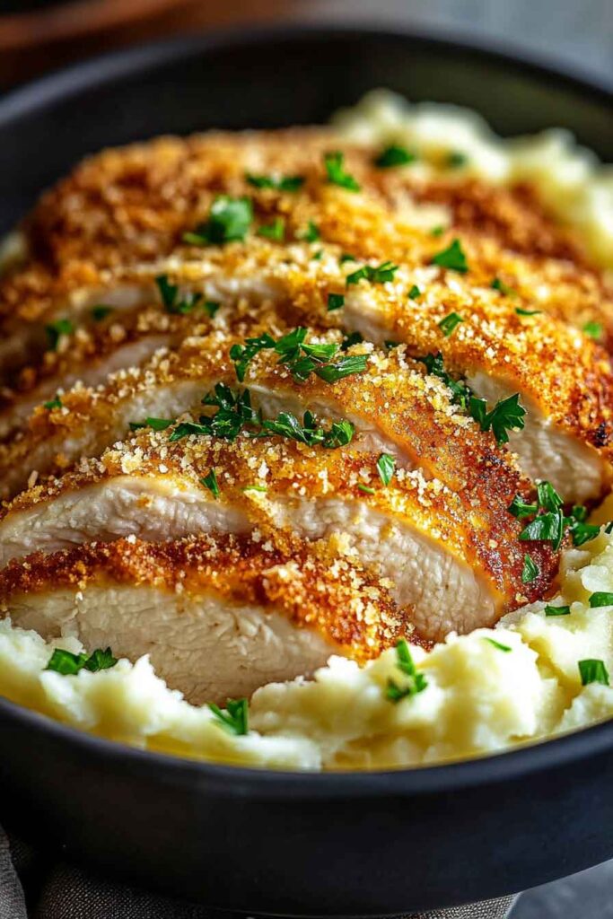 Ingredients for Parmesan Crusted Chicken