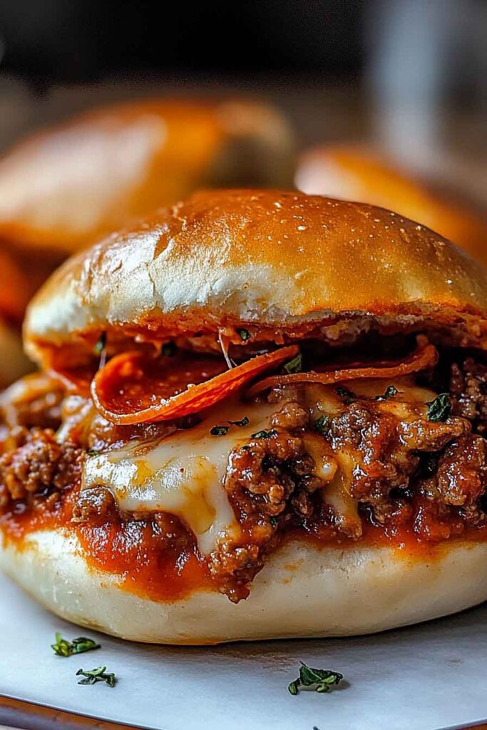 How to Make Pepperoni Pizza Sloppy Joes