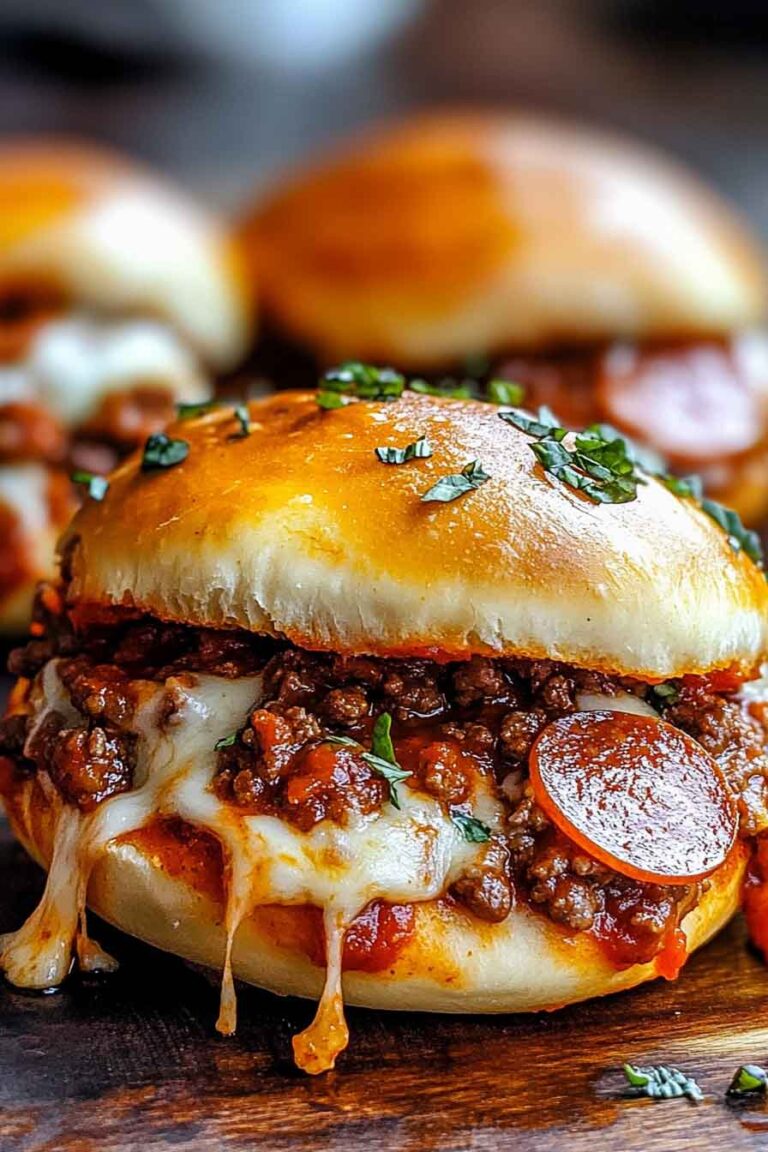 Pepperoni Pizza Sloppy Joes