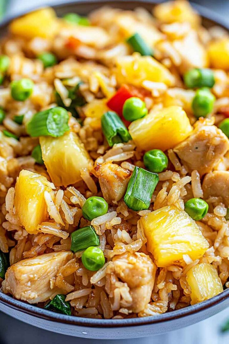 Pineapple Chicken Fried Rice