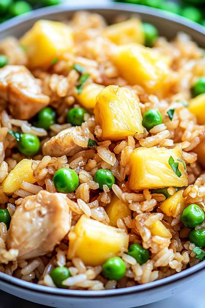 Ingredients for Pineapple Chicken Fried Rice