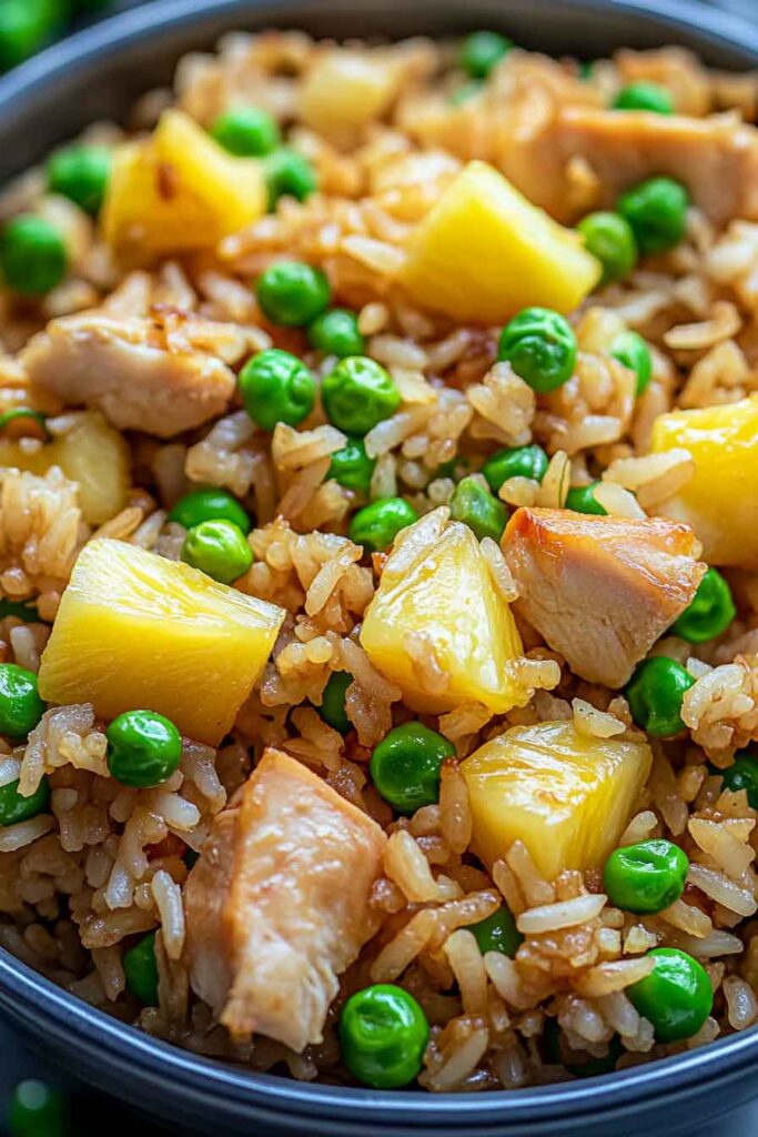 How to Make Pineapple Chicken Fried Rice