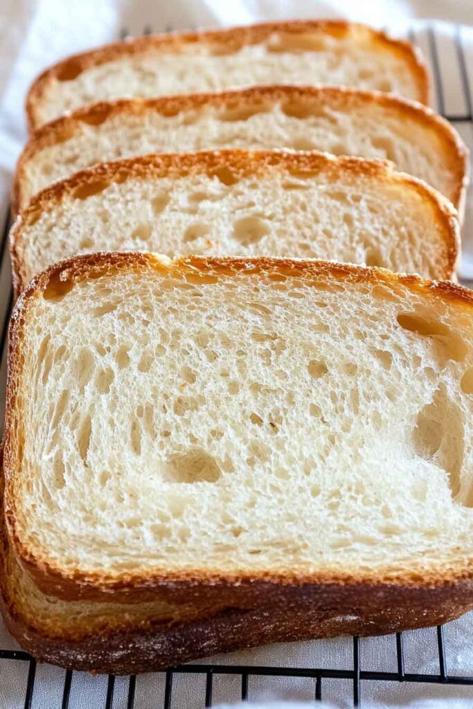 Ingredients for Sourdough Discard Sandwich Bread