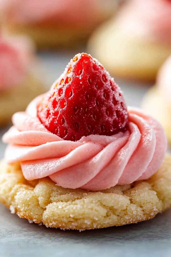 Strawberry Kiss Cookies