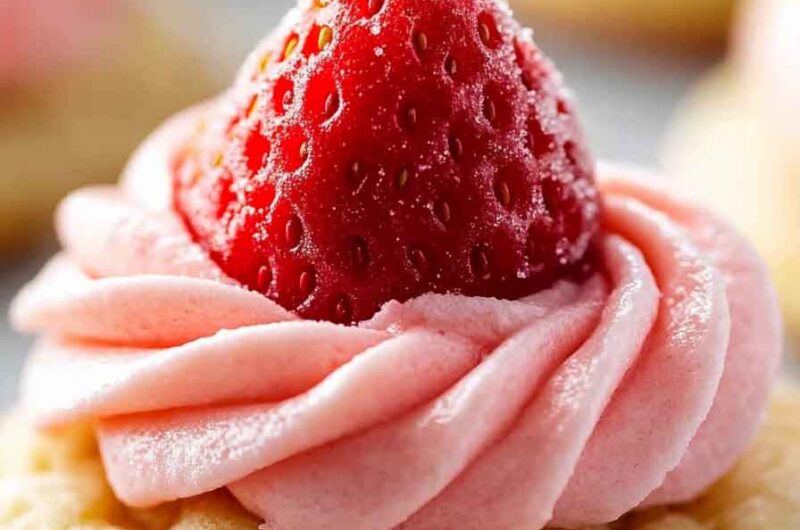 Strawberry Kiss Cookies