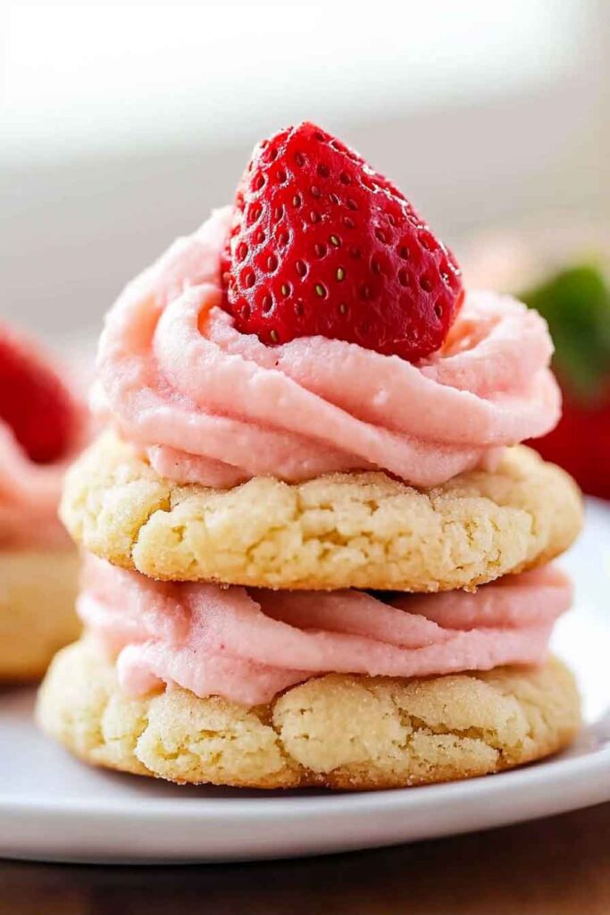 Ingredients for Strawberry Kiss Cookies