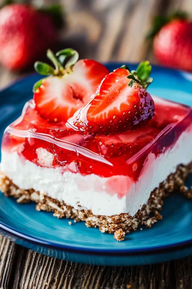 Strawberry Pretzel Jello Salad