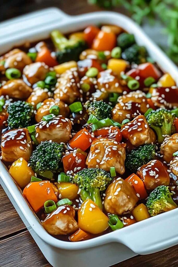 Teriyaki Chicken Casserole