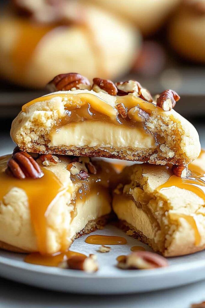 Ingredients for Caramel Cheesecake Cookies