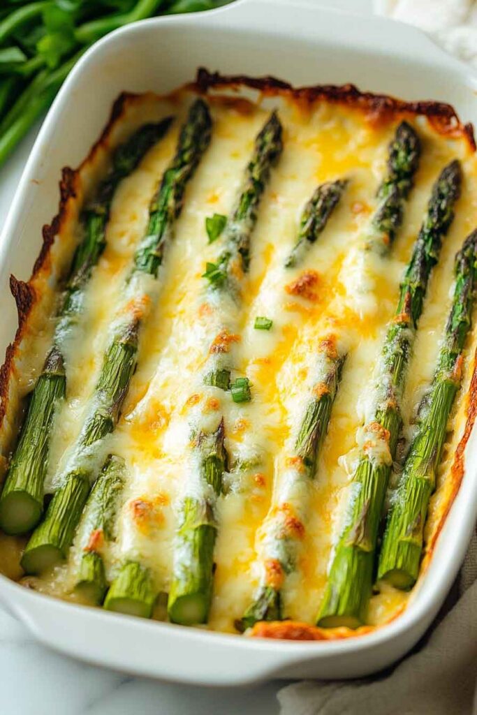 Cheesy Baked Asparagus