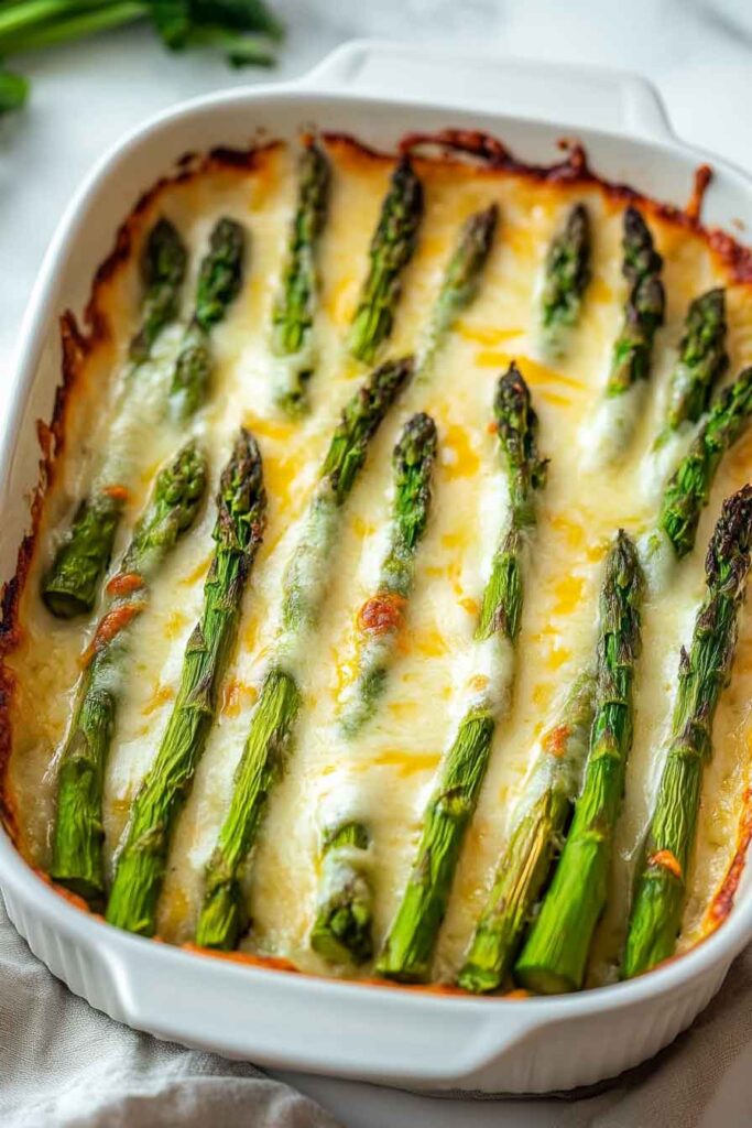 Cheesy Baked Asparagus