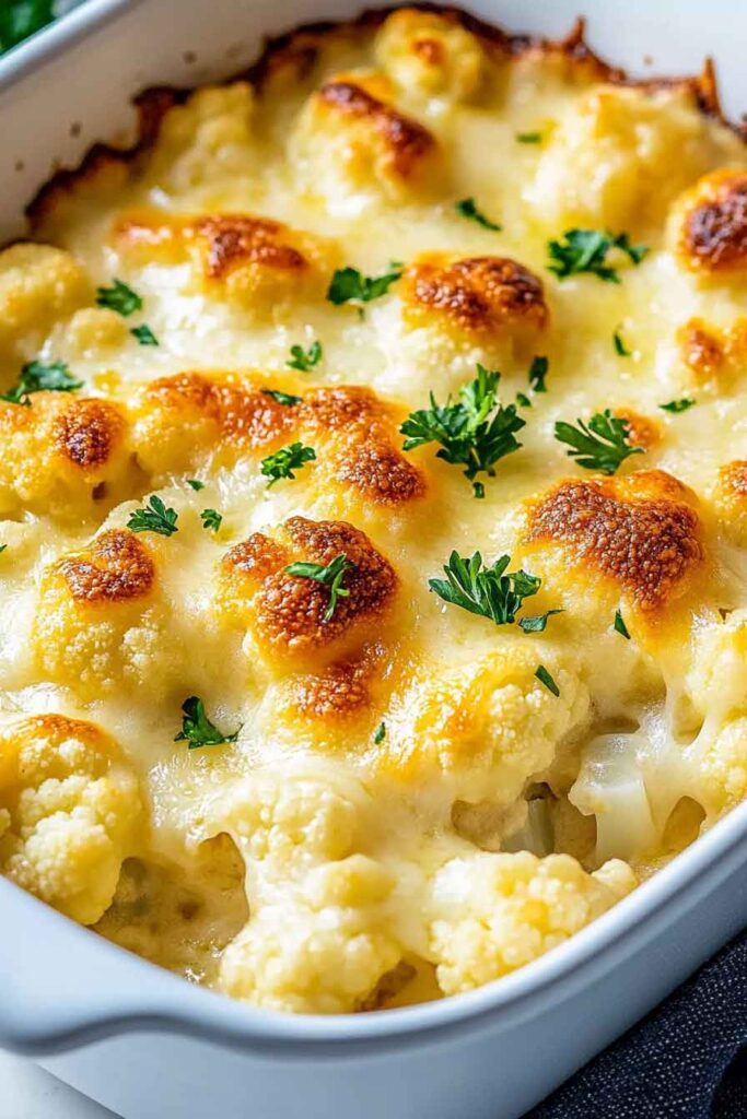 How to Make Cheesy Cauliflower Bake 