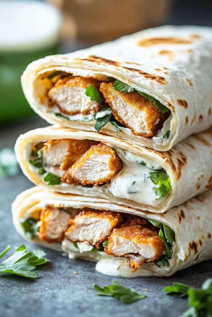 Chicken Ranch Wraps