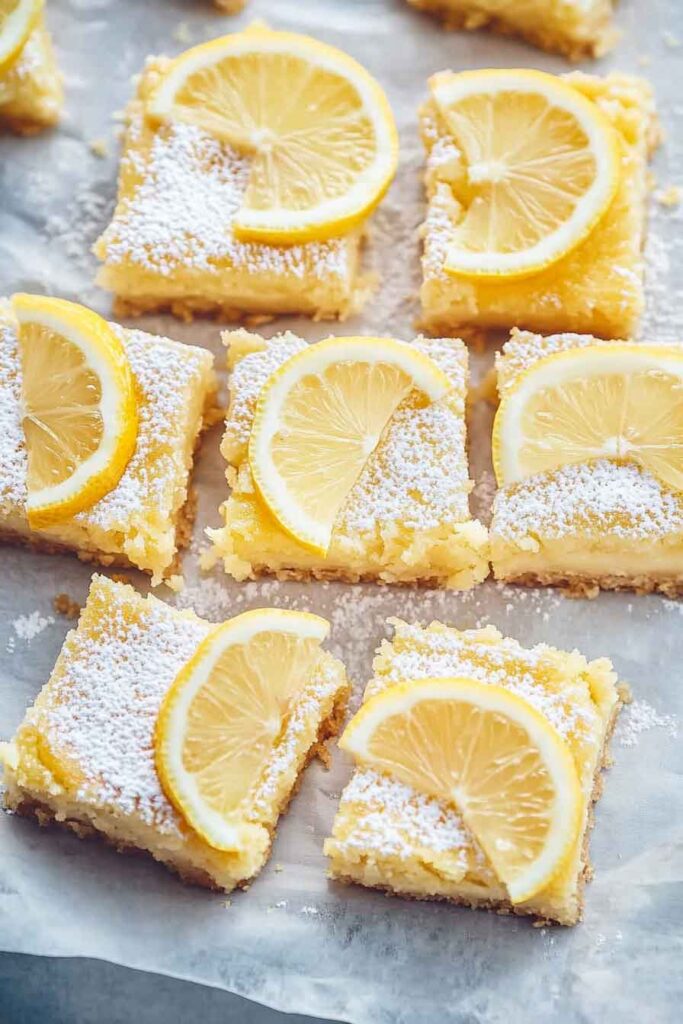 Ingredients for Cream Cheese Lemon Bars