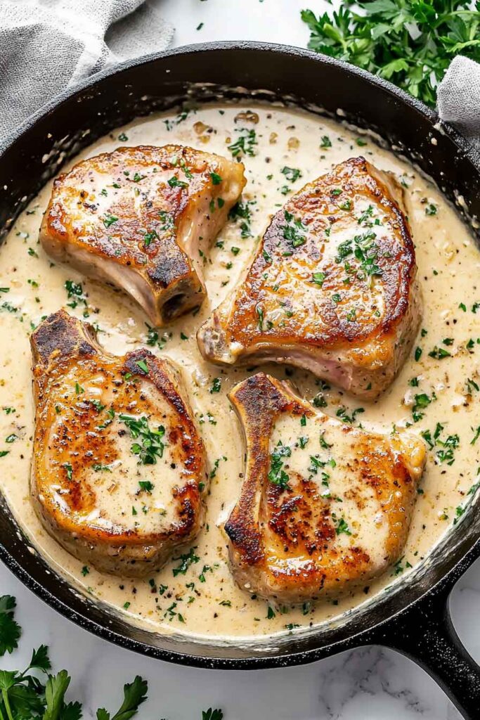 How to Make Garlic Parmesan Pork Chops