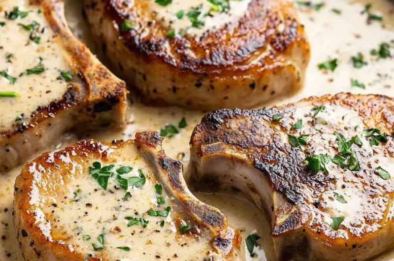Garlic Parmesan Pork Chops (Skillet OR Oven-Finished)