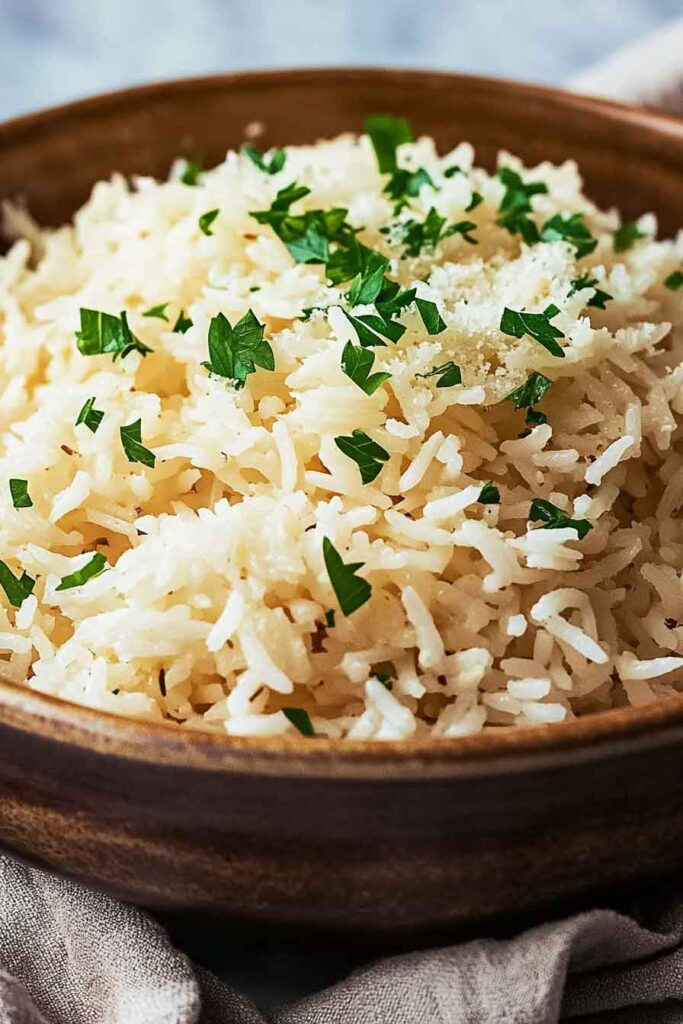 Garlic Parmesan Rice