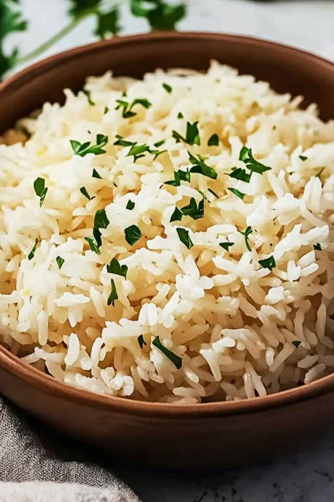 Garlic Parmesan Rice