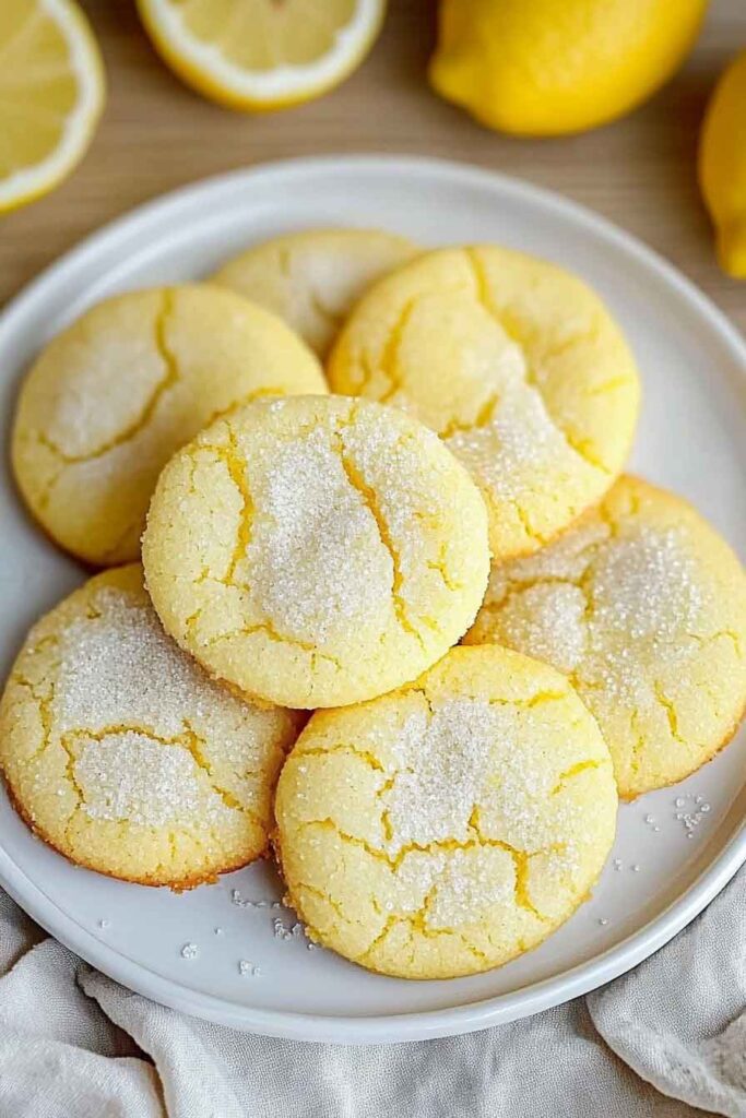 Ingredients for Lemon Sugar Cookies