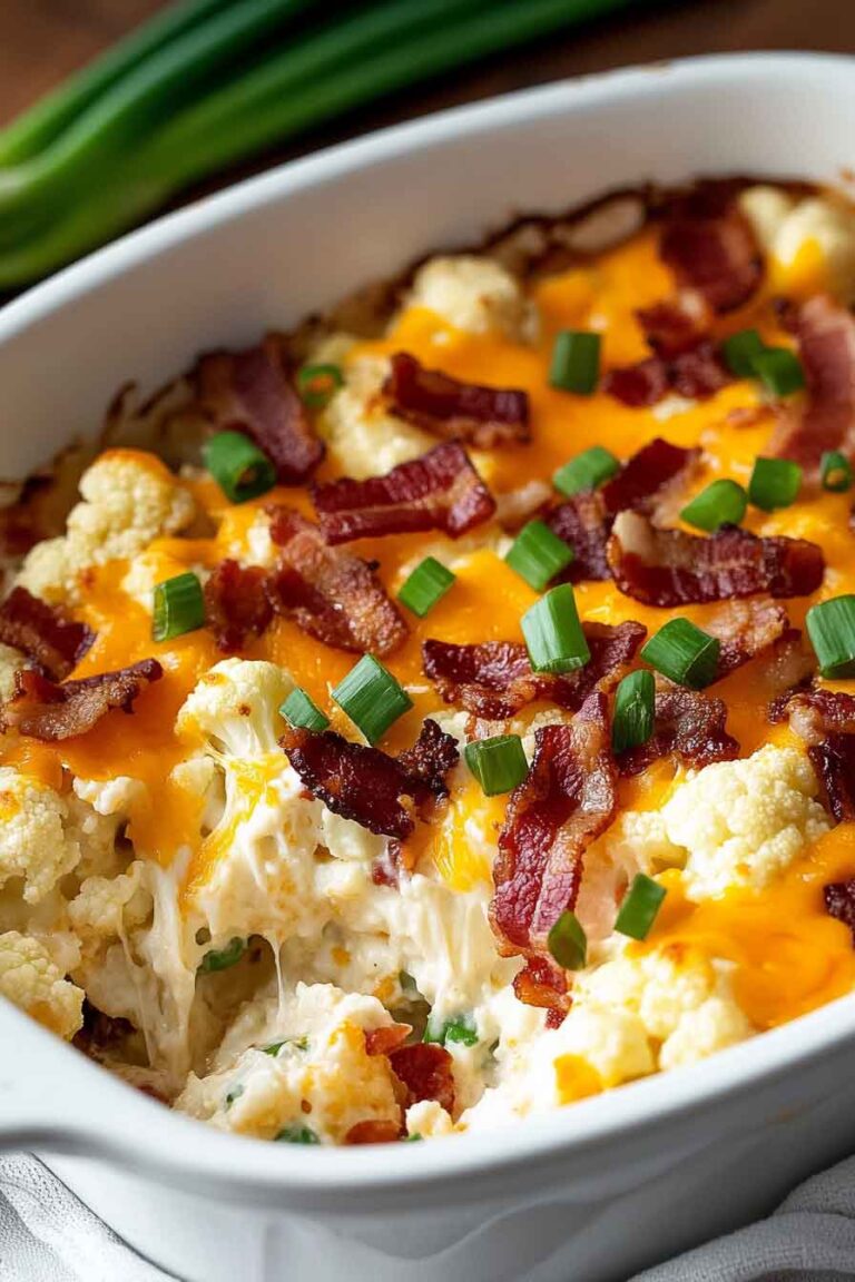 Loaded Cauliflower Casserole