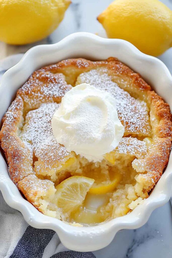 Magic Lemon Cobbler