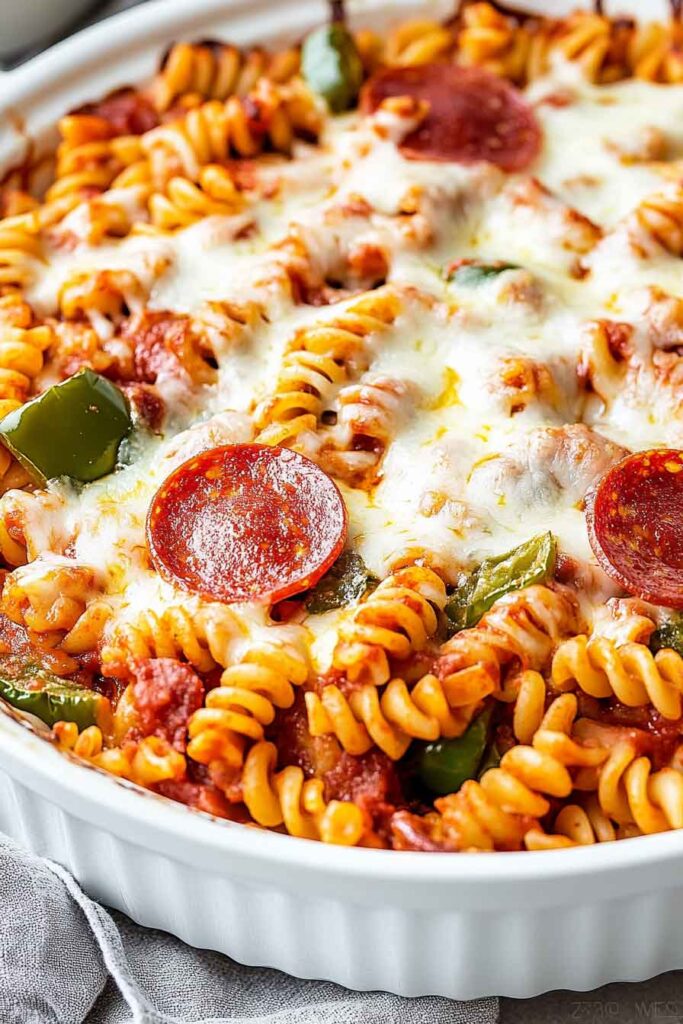 How to Make Pizza Pasta Casserole