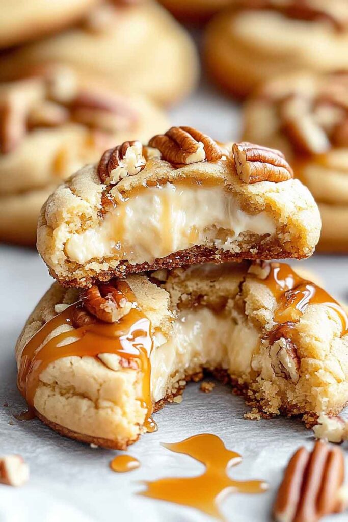 Caramel Cheesecake Cookies