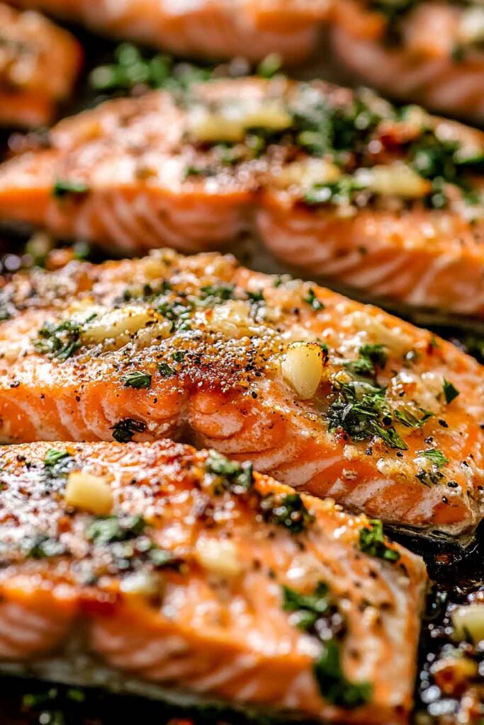 Garlic Butter Baked Salmon