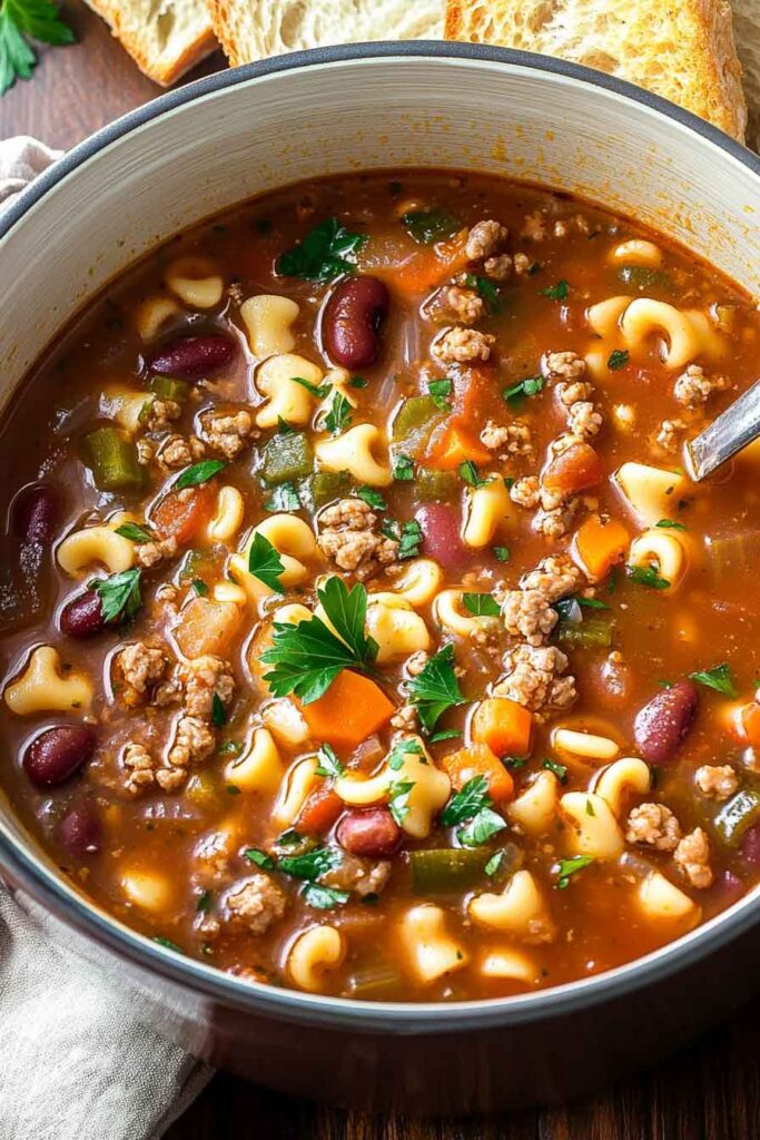 Italian Pasta Fagioli Soup