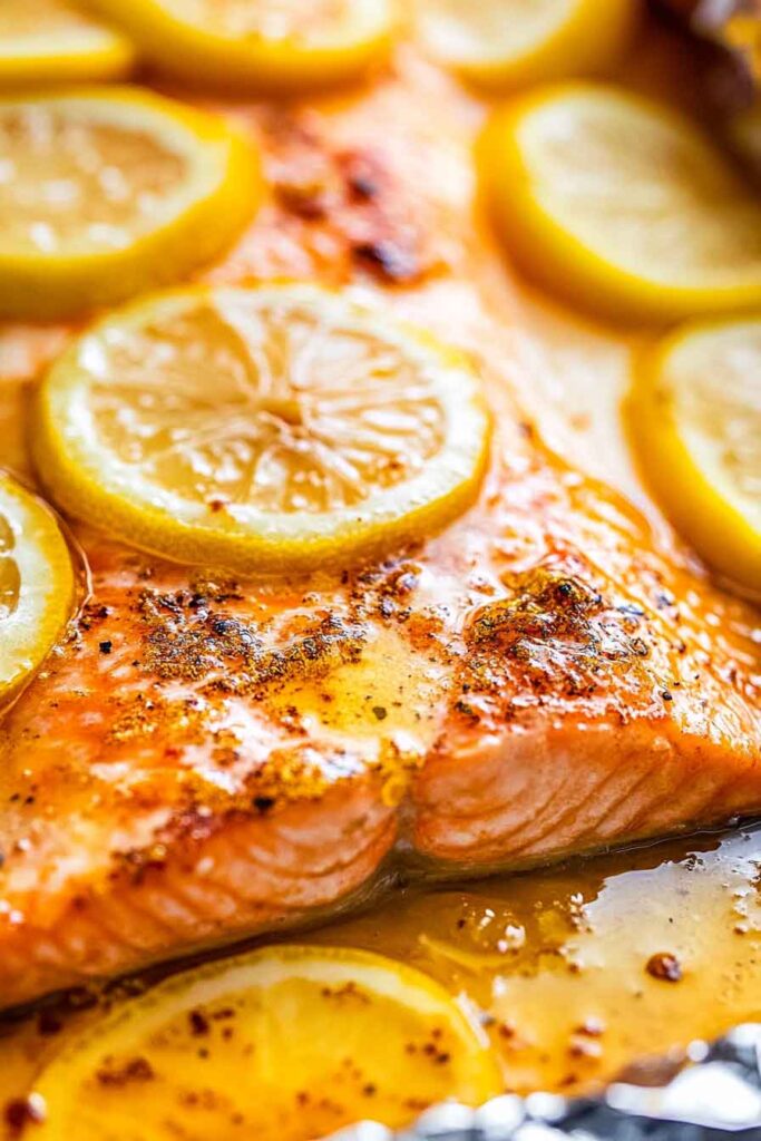 Sheet Pan Lemon Garlic Butter Salmon