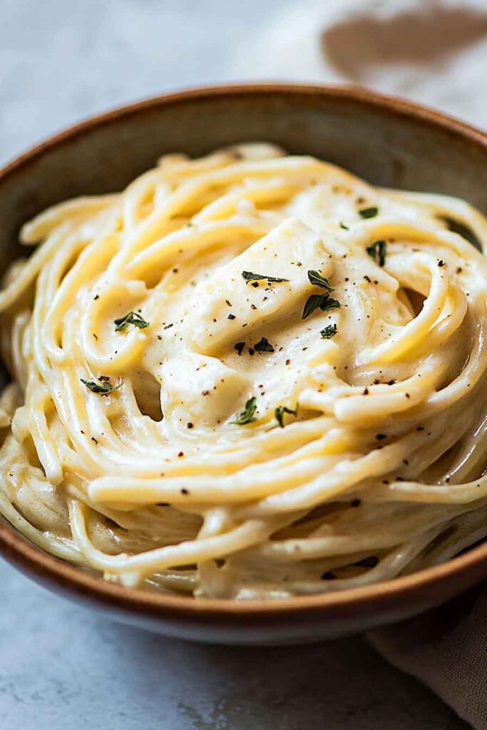 10 Minute Cream Cheese Pasta