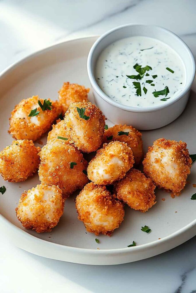 Ingredients for Air Fryer Ranch Crusted Chicken Bites