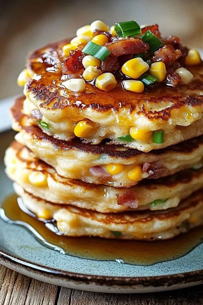 Bacon And Corn Griddle Cakes