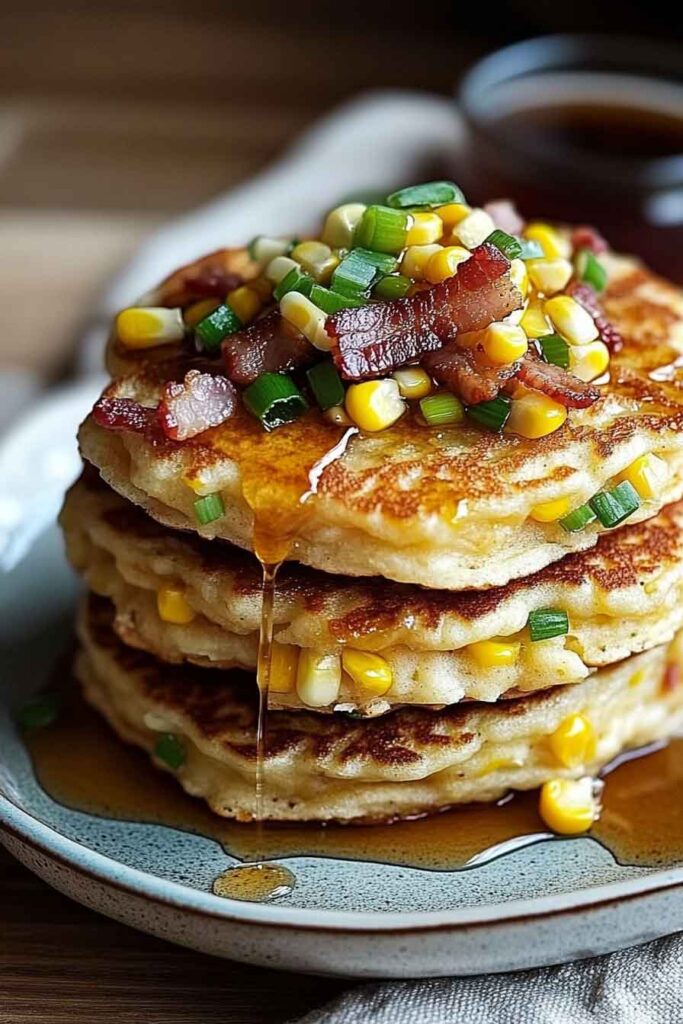 Bacon And Corn Griddle Cakes